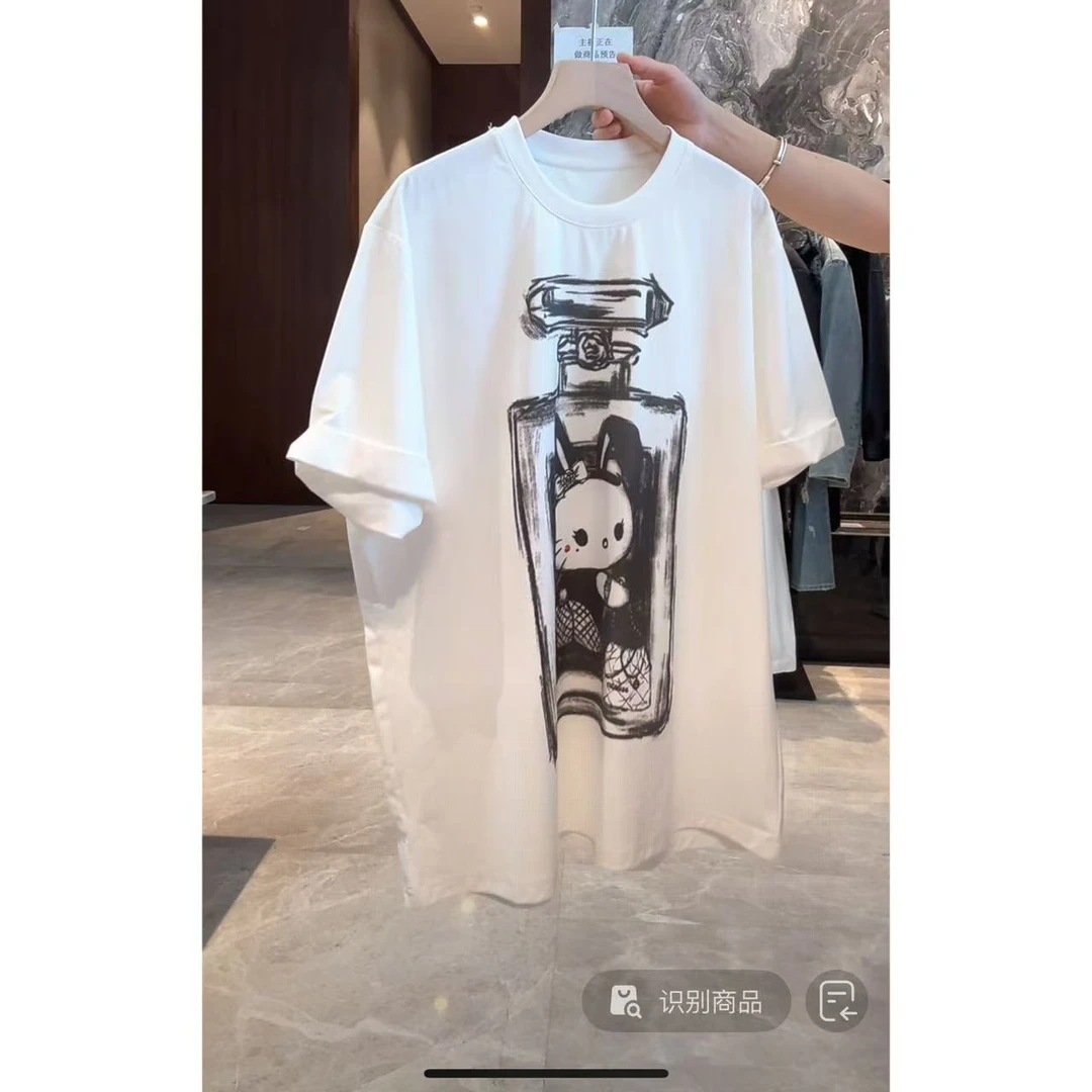 徐秋阳 大白兔（大版型）春季新款百搭时尚休闲显瘦短袖12780