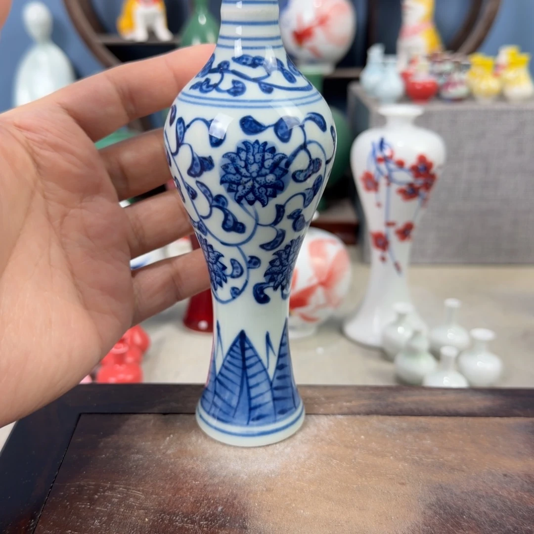 陶瓷手工小花器摆件