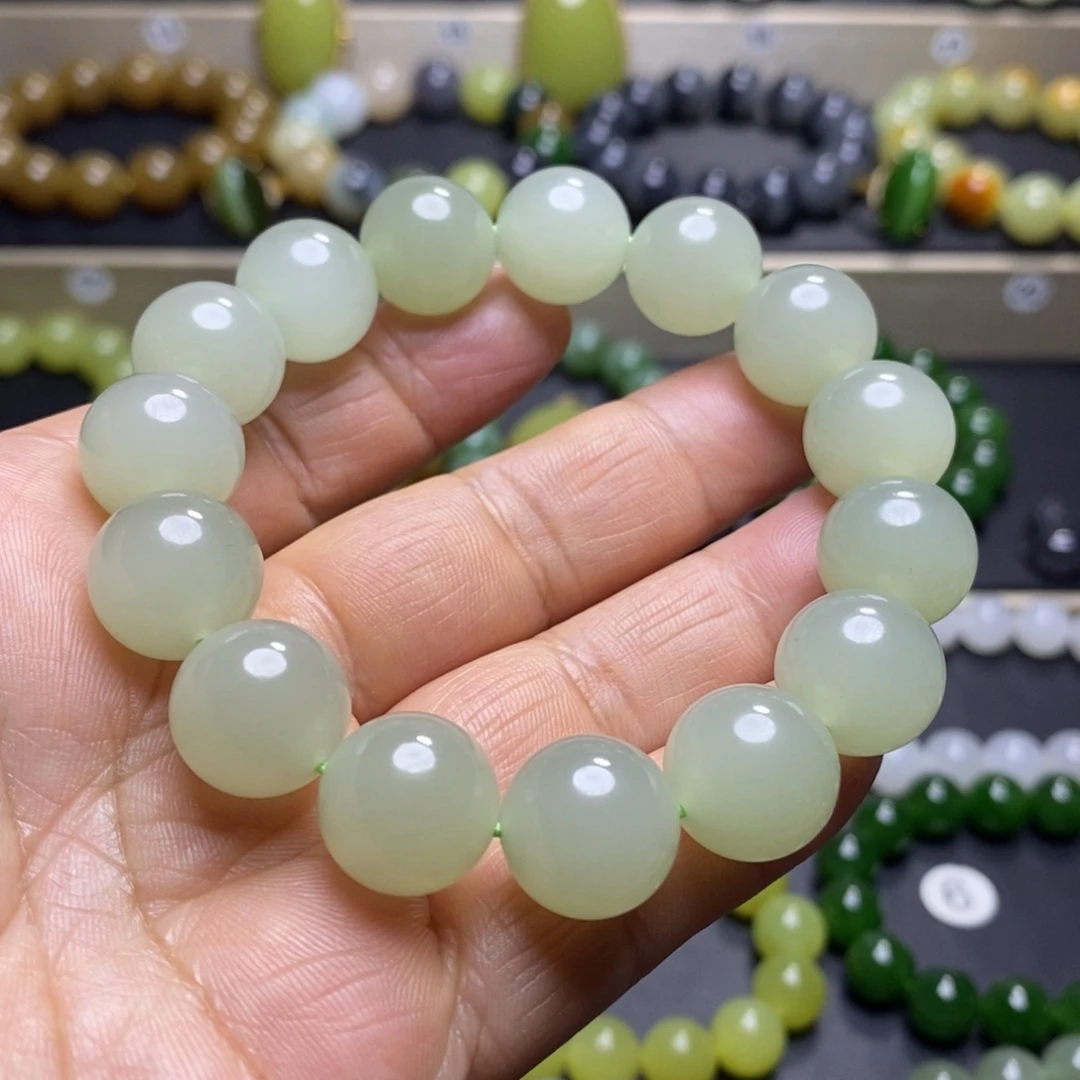 和田玉手串未镶嵌