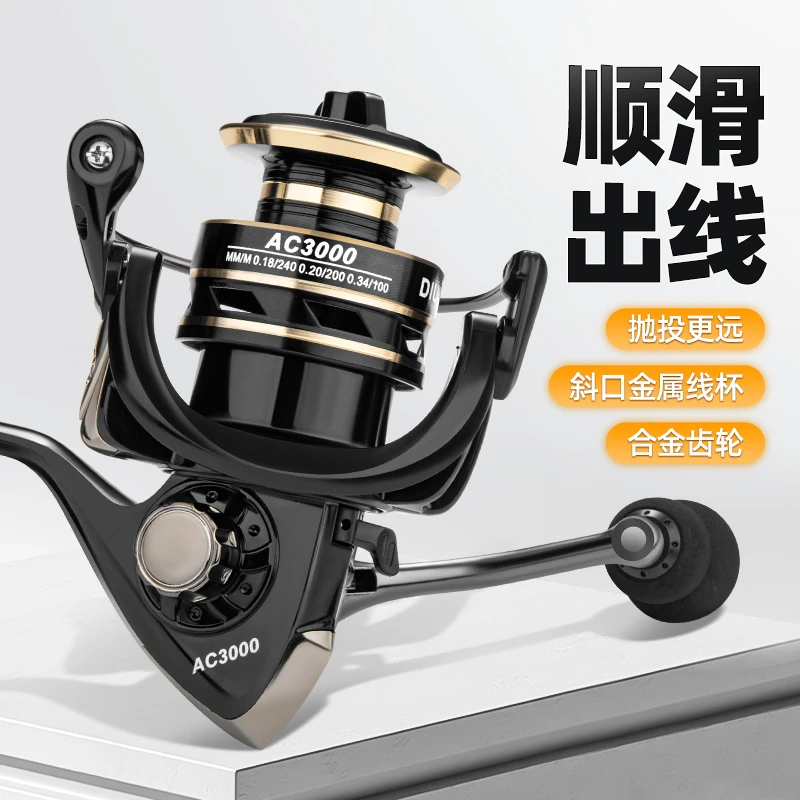 卡斯基全金属线杯渔轮纺车轮渔线轮鱼线轮海竿轮锚鱼轮远投轮鱼轮