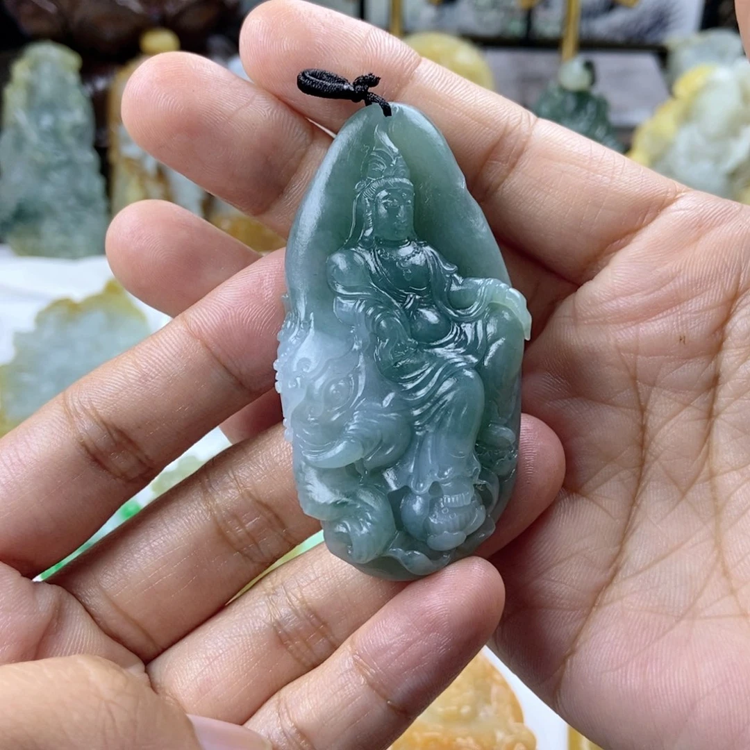 晚***霞定制翡翠未镶嵌定制翡翠