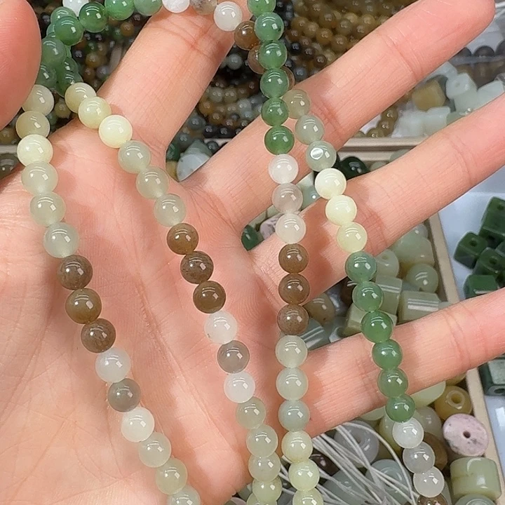 和田玉（糖玉）未镶嵌颈饰6mm