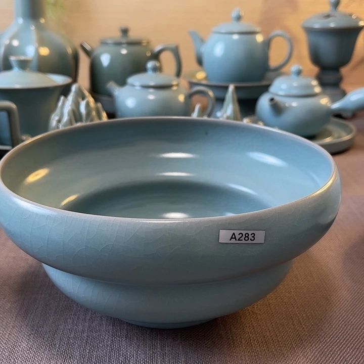 瓷片胡芦茶洗一一一一瑕