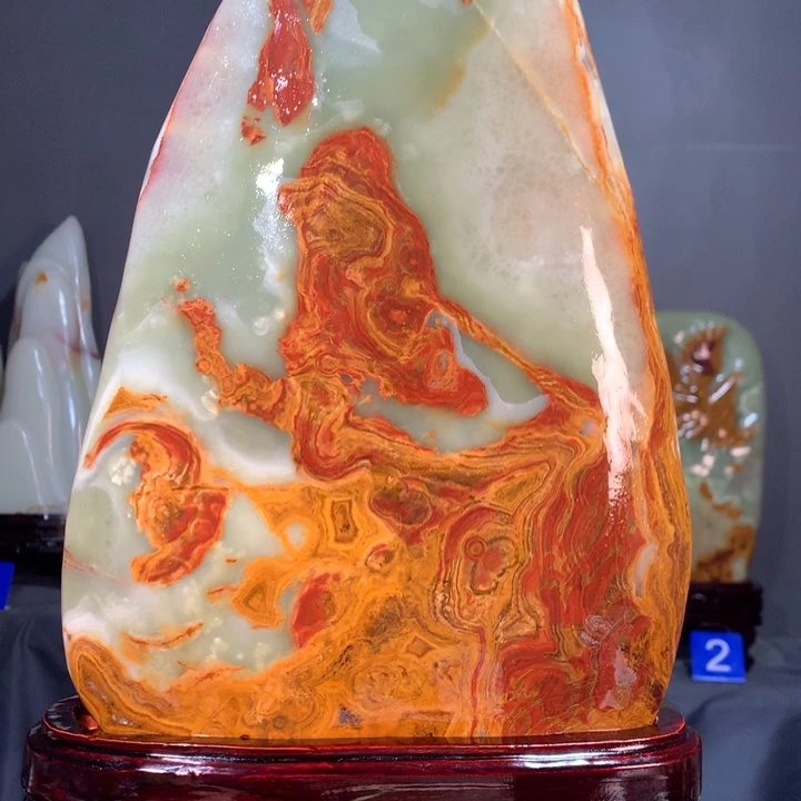 石材天然原石摆件