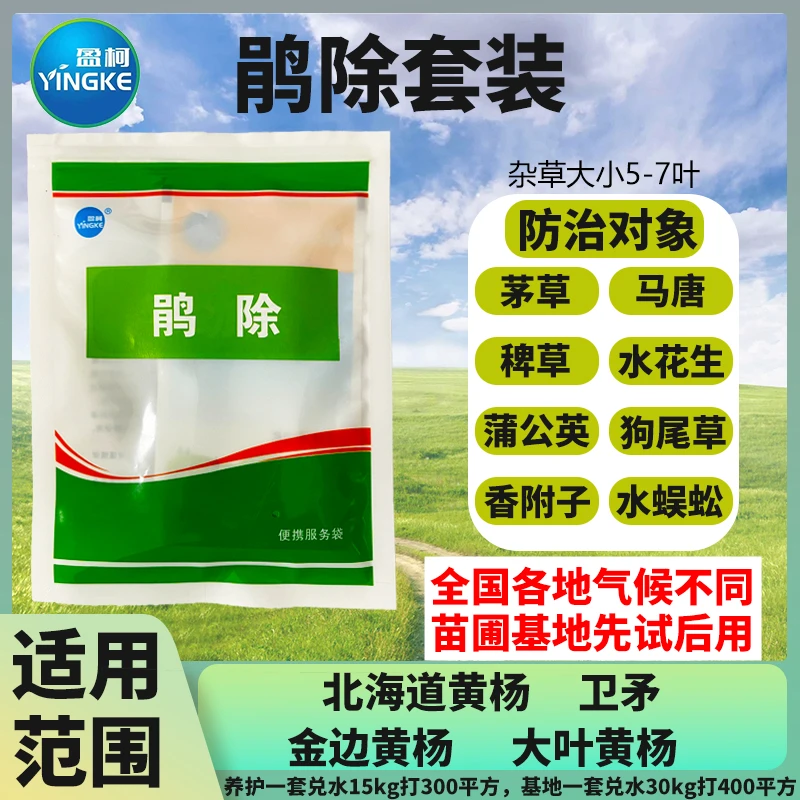 鹃除套装黄杨除草剂马唐稗草茅草狗尾草水花生香附子蒲公英