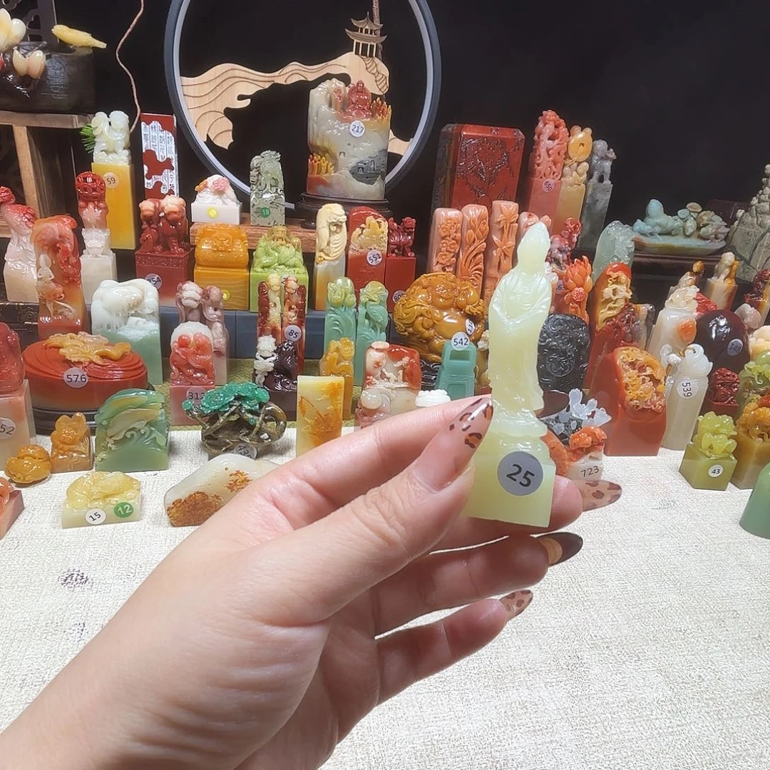 印石寿山石寿山石雕刻