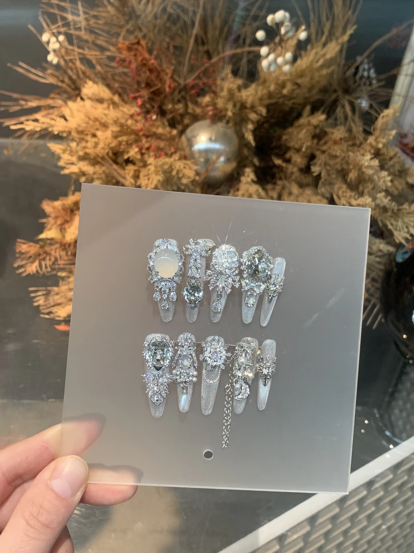 【薛宝钗戴了都舍不得挖野菜】纯手工美甲穿戴甲拆卸便捷