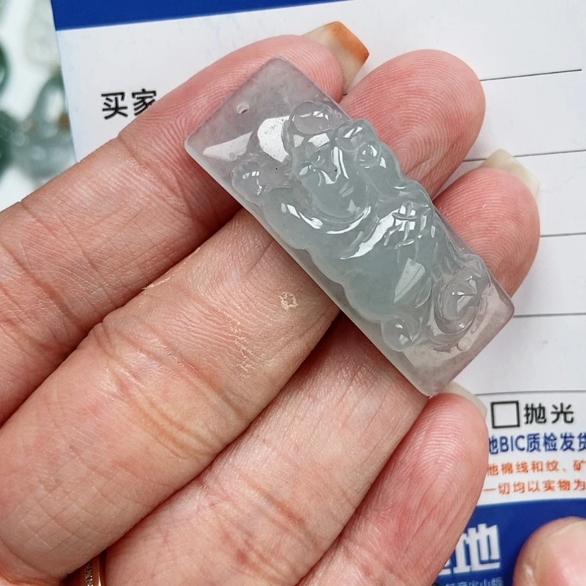 【闪购商品】翡翠颈饰未镶嵌貔貅手牌