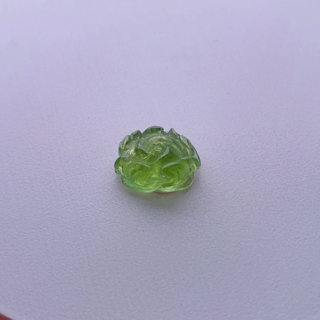颈饰未镶嵌碧玺牡丹花吊坠yy
