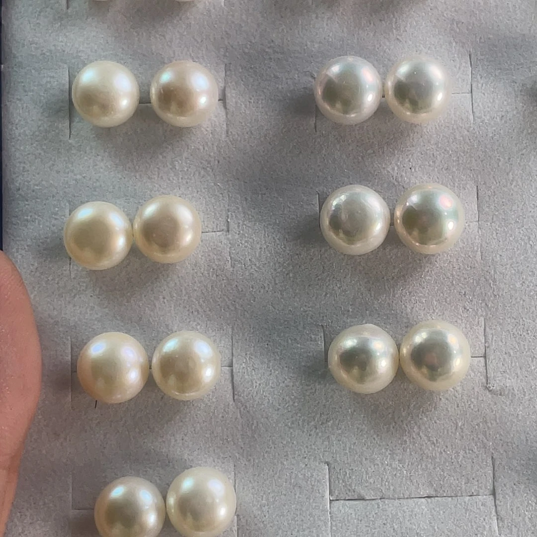 未镶嵌淡水珍珠耳饰