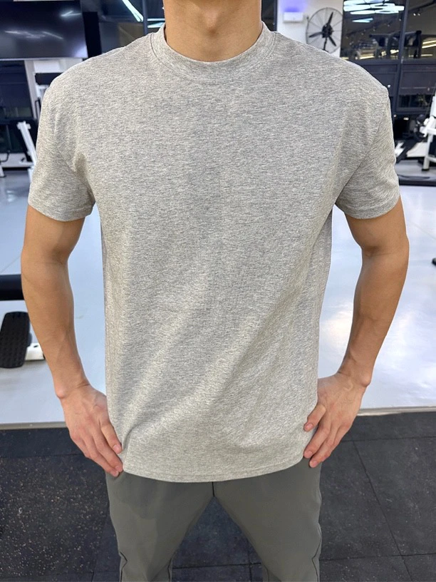 正肩索罗娜短袖运动休闲圆领T显壮显肩宽凉感冰皮夏季透气短袖