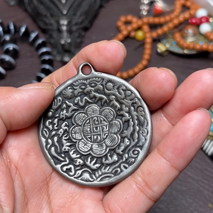 颈饰玻璃藏传喜马拉雅