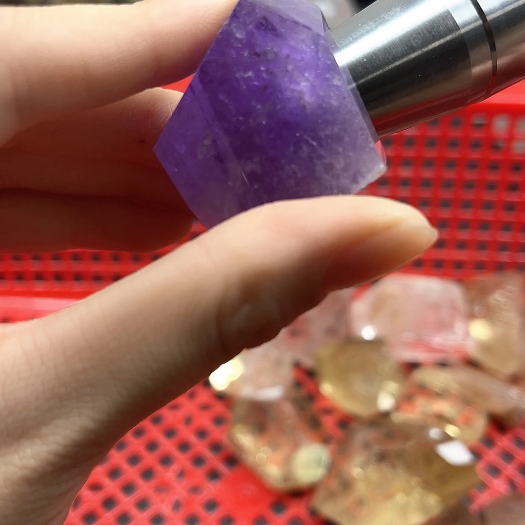 未镶嵌珠宝半成品紫晶267水晶石