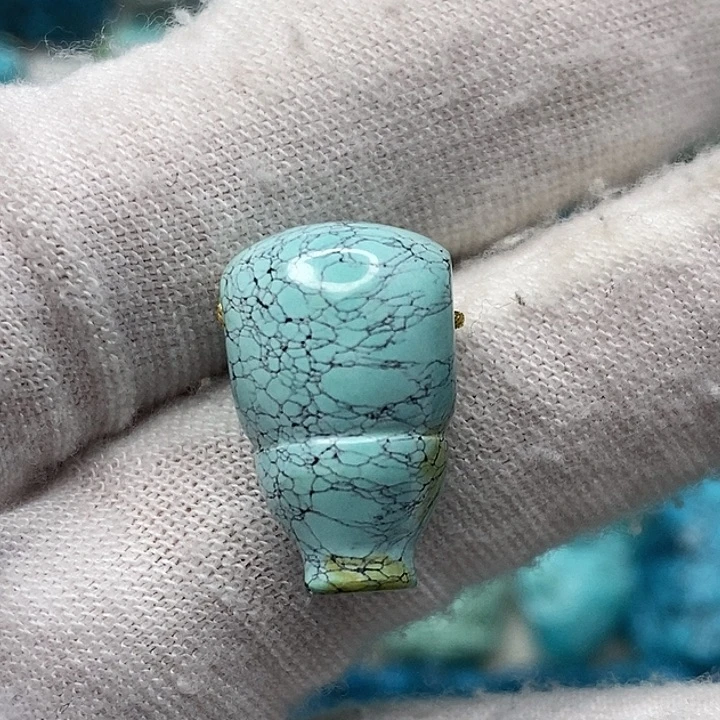 绿松石未镶嵌天然原矿 地大质检