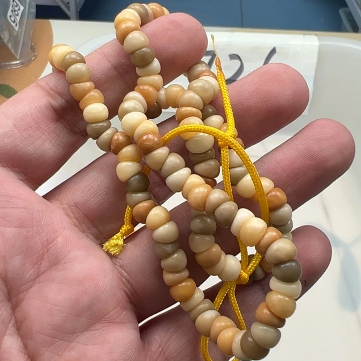 吊坠白玉菩提白色726