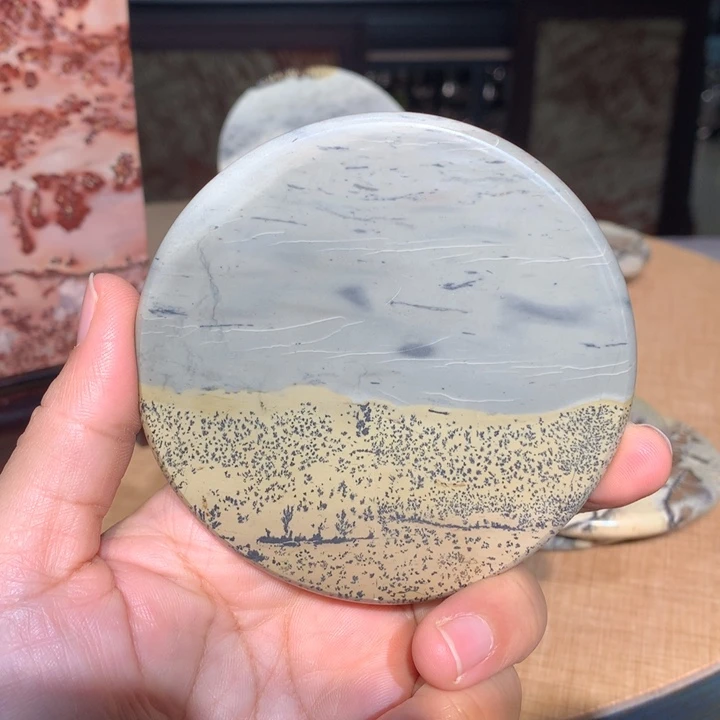 ，广西国画石摆件，收藏观赏