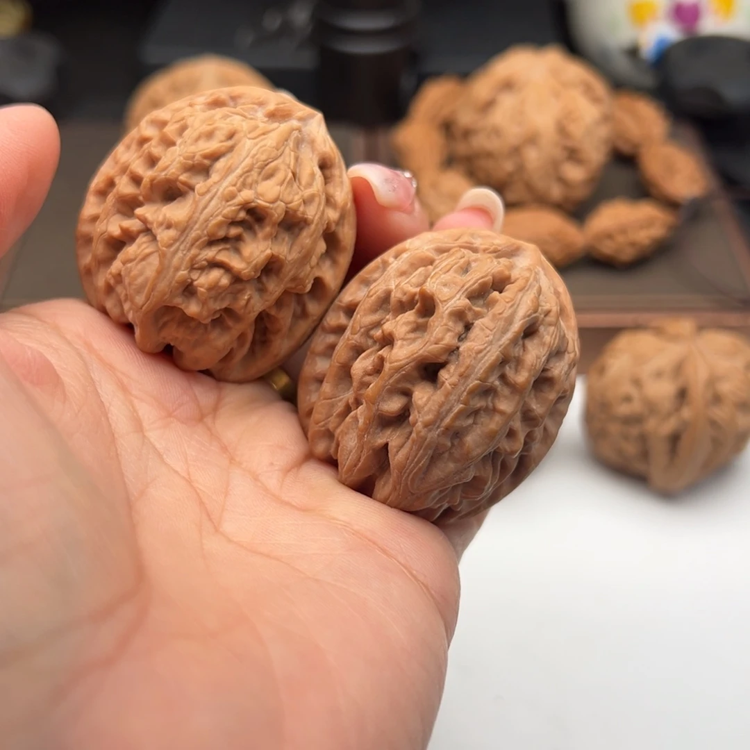 文玩核桃把件红锦鲤41