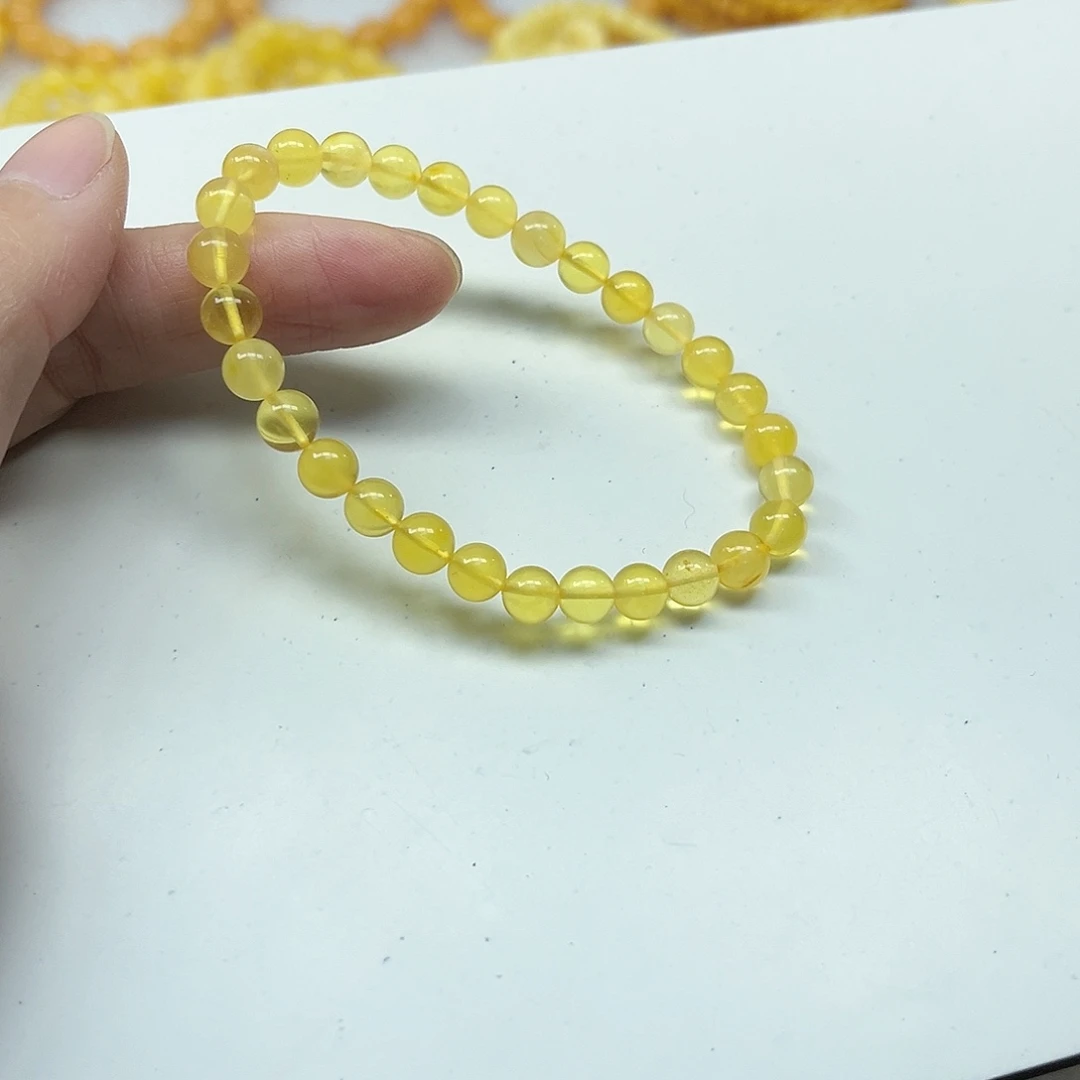 琥珀未镶嵌手串琥珀手串