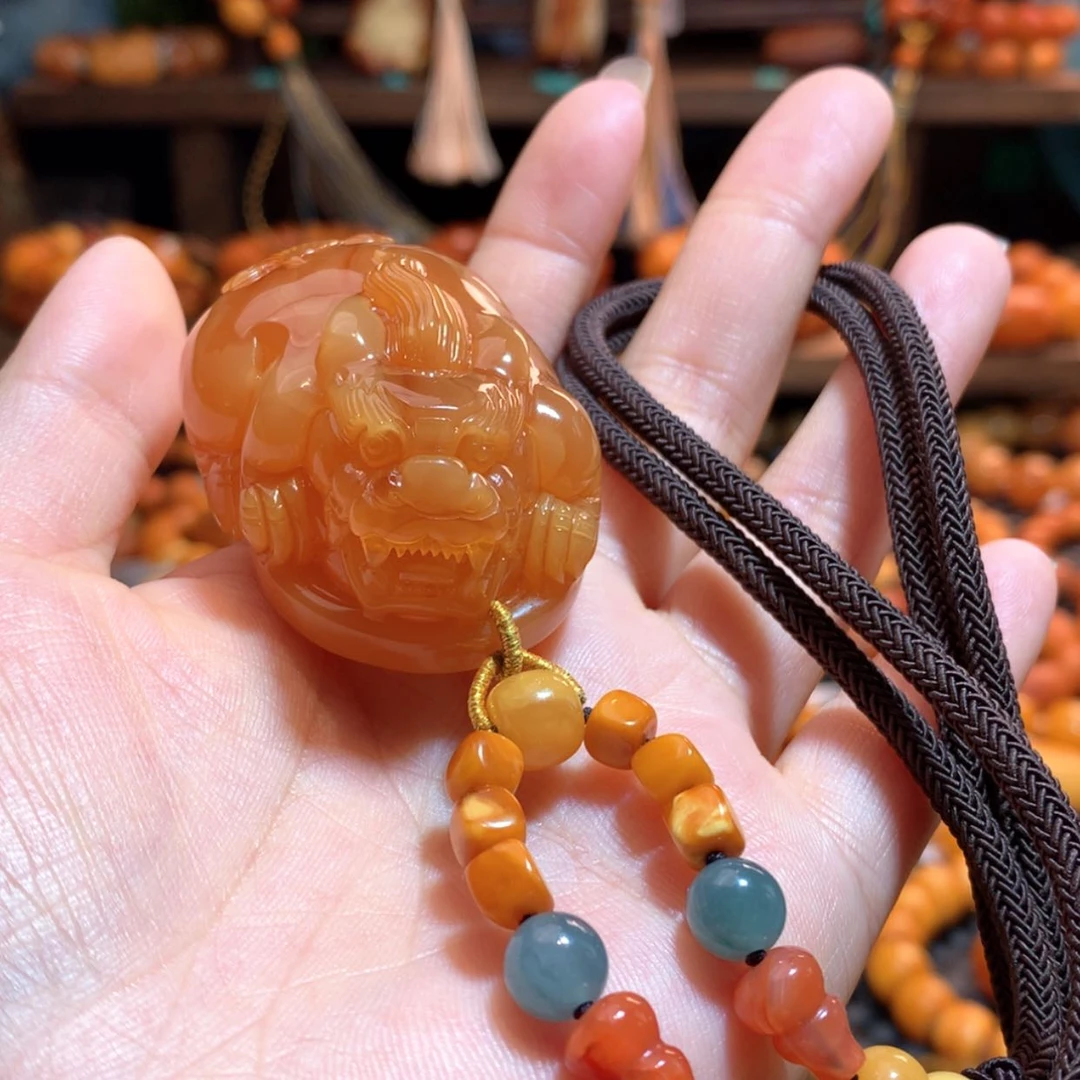 【闪购商品】蜜蜡吊坠(赠链)未镶嵌