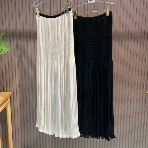 百搭百褶半身裙 夏季新款飘逸灵动长裙