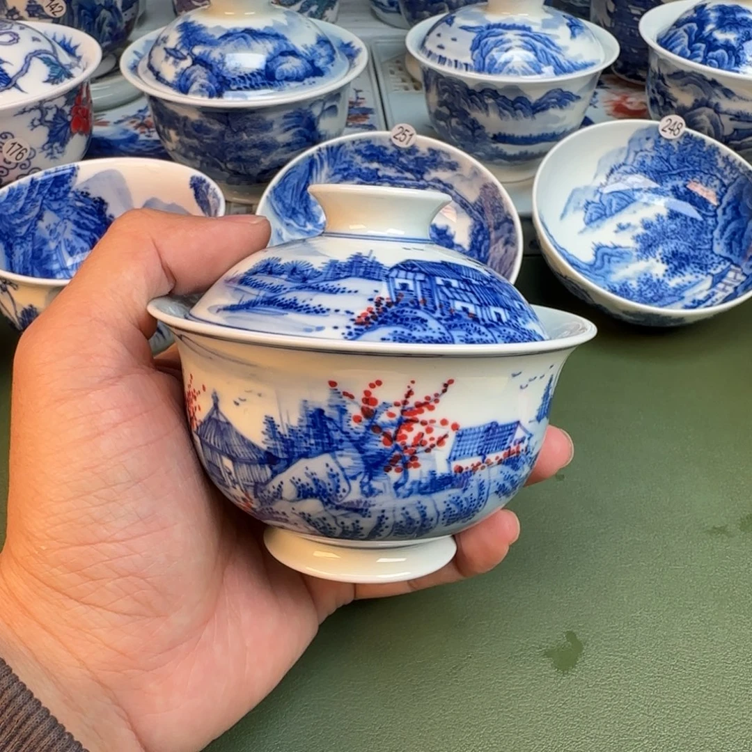 陶纯手工纯手绘茶具254