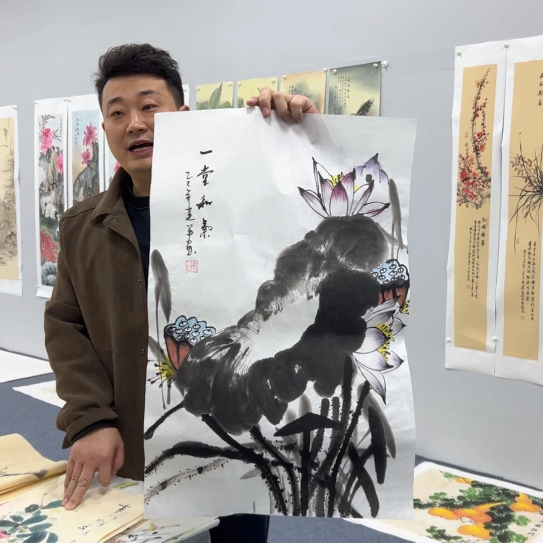 国画国画作品宣纸纯手绘