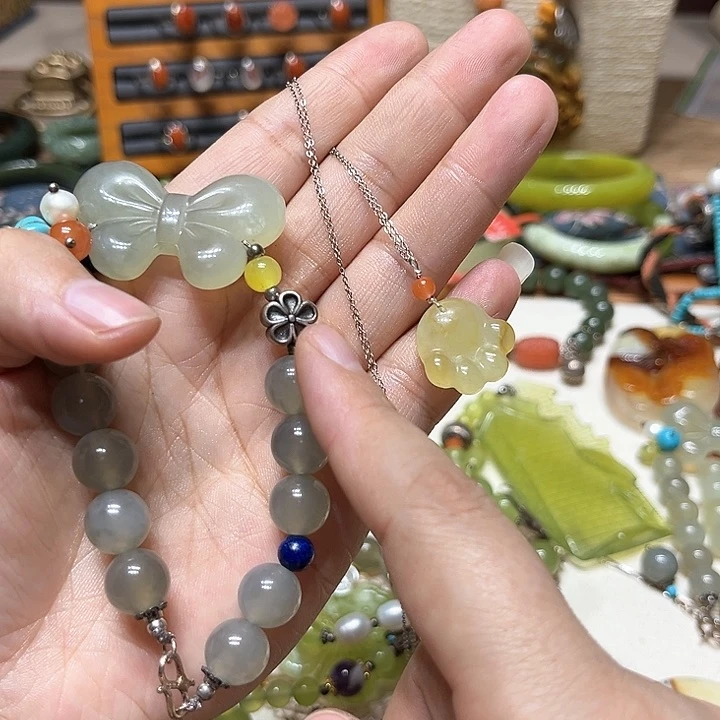 蛇纹石玉手镯未镶嵌璧*