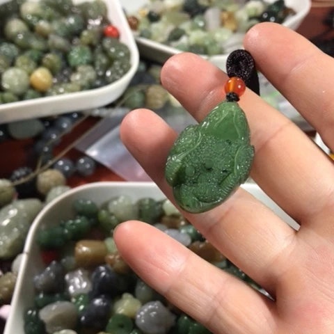 手链未镶嵌和田玉（糖玉）
