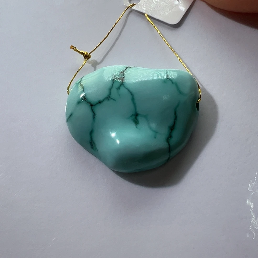 绿松石未镶嵌挂件