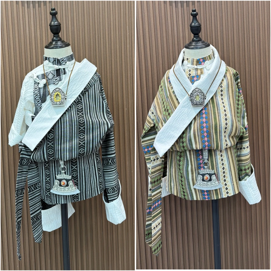 儿童不丹藏服夏季款