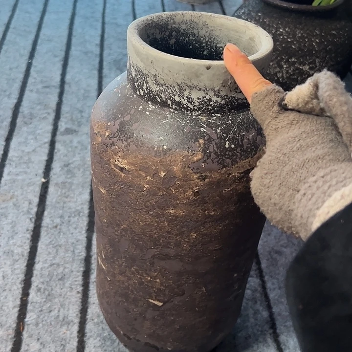 紫色直筒高36口12默认打孔