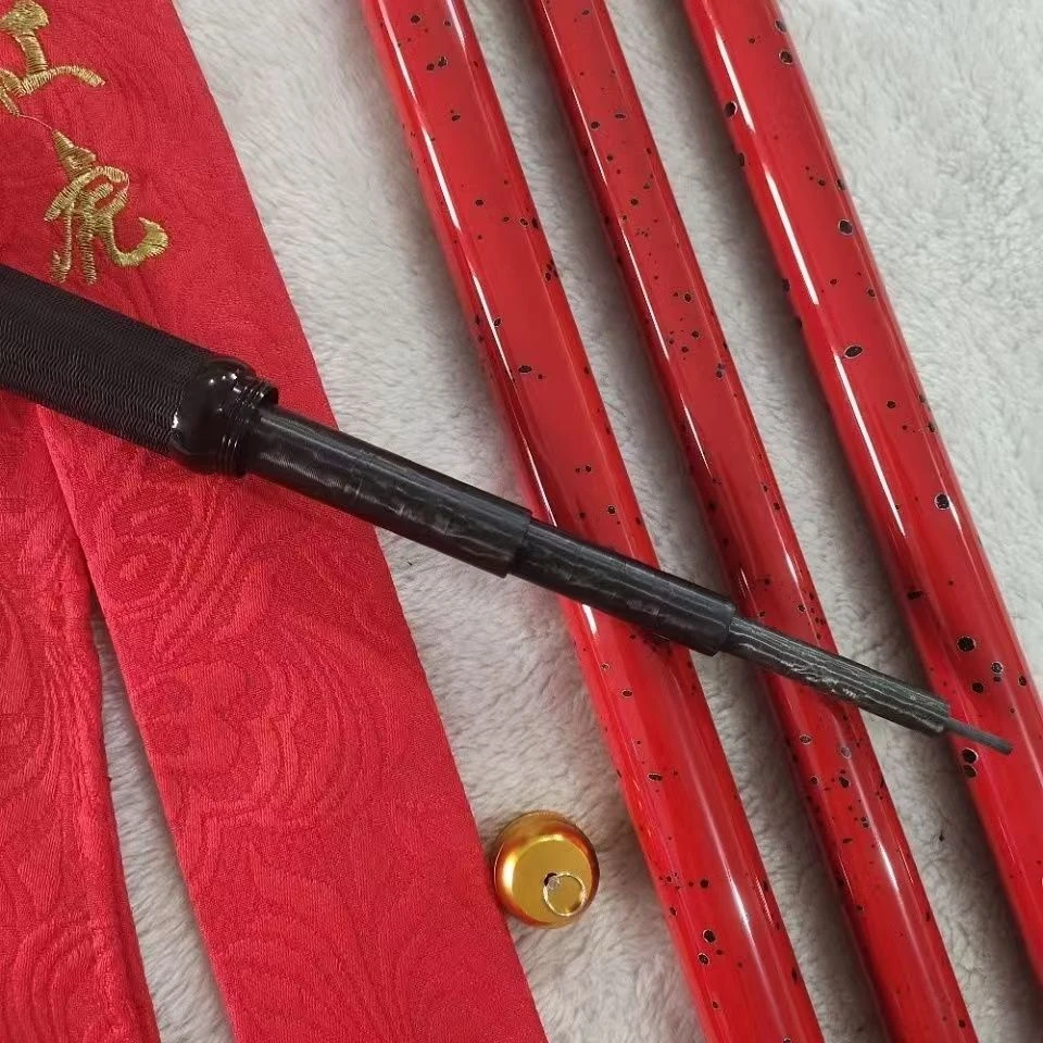 左红优选 红虎鱼竿超轻台钓竿6h19鲤鱼黑坑鱼竿