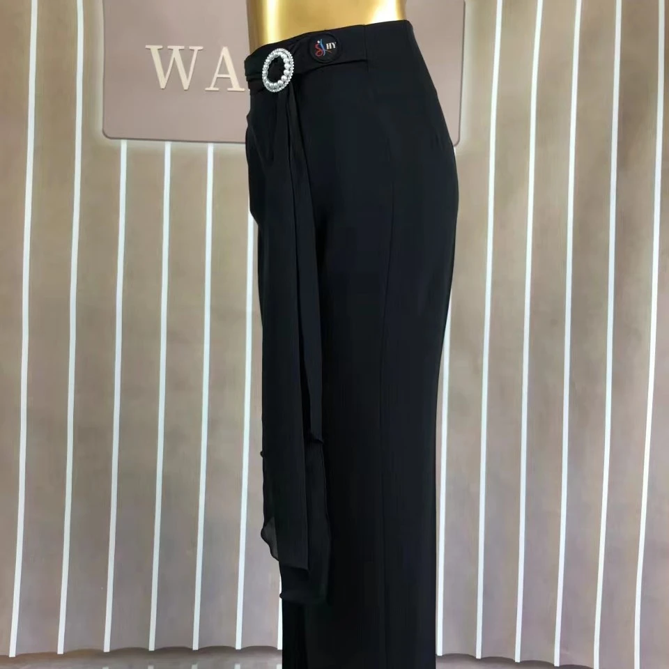 海云丹斯②新款交谊舞摩登舞裤HY2023004