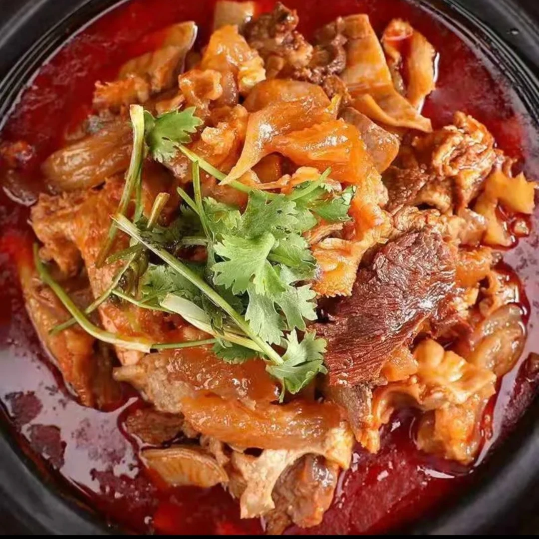 【两包】湖北牛三鲜牛肉火锅加热即食 800g