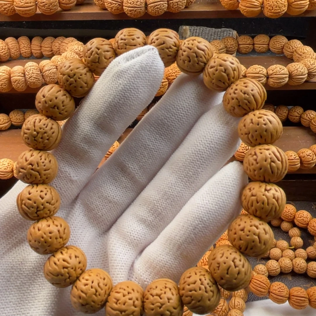 吊坠桃核野生宽脐金豆