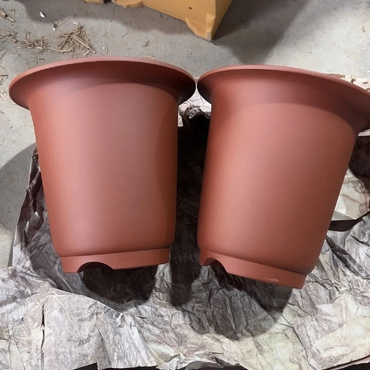 两只20×20手工盆