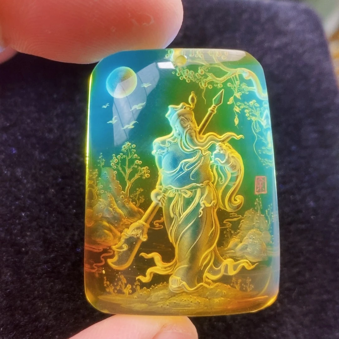 【闪购商品】金珀吊坠(不含链)未镶嵌