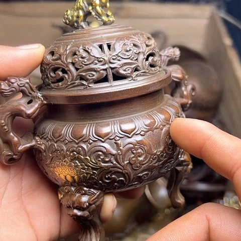 铜制文玩把玩物件