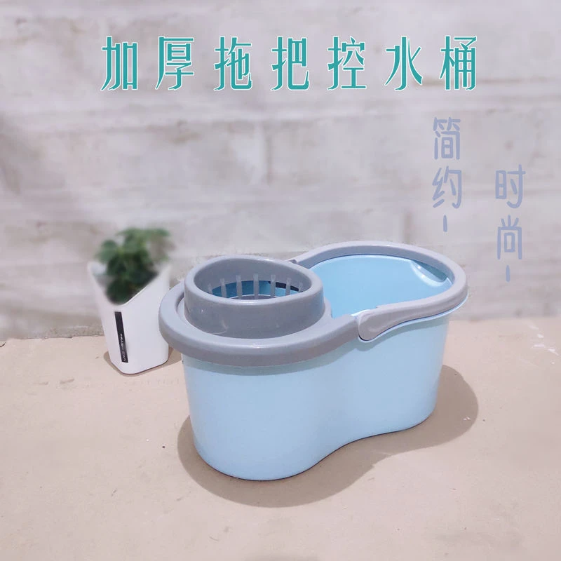 时尚加厚老式拖把挤水桶