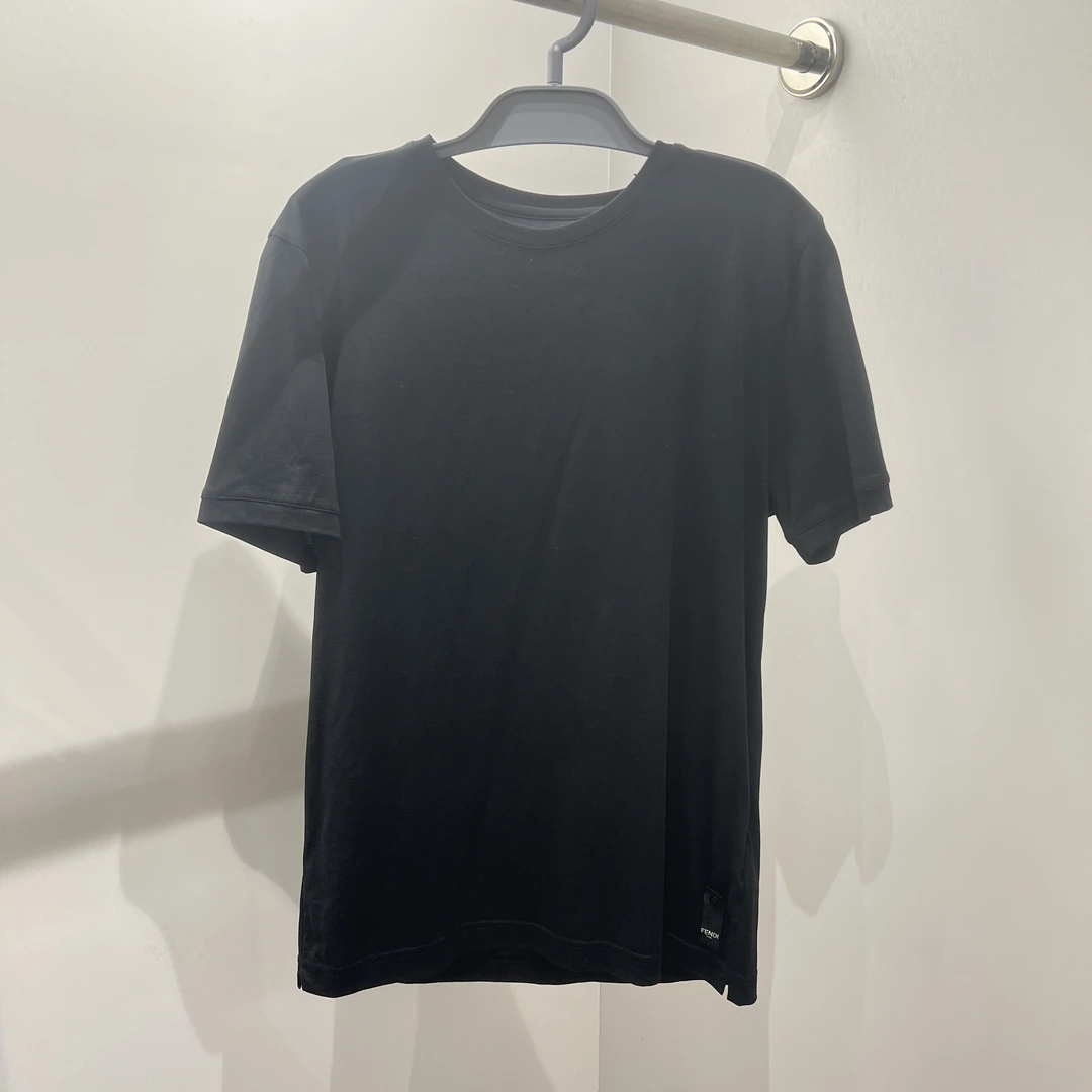 99新 FENDI/芬迪 bjq03/Fendi黑色短袖 棉 M码