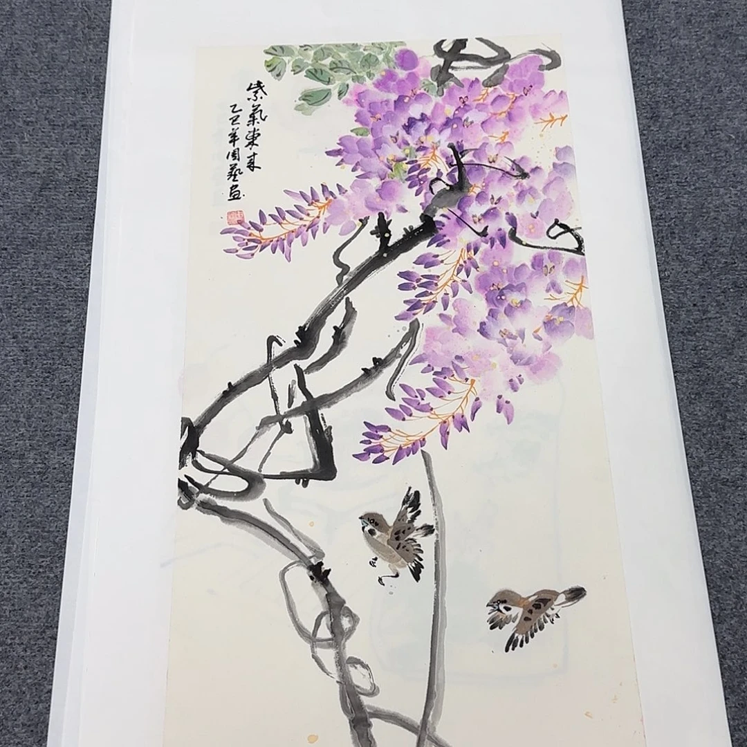 国画纯手绘花鸟画