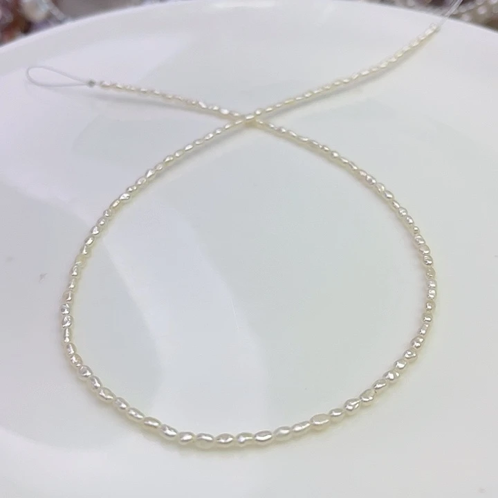 项链淡水珍珠银S925镶嵌