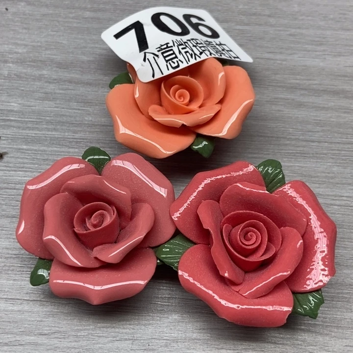 陶瓷手工制作陶瓷花