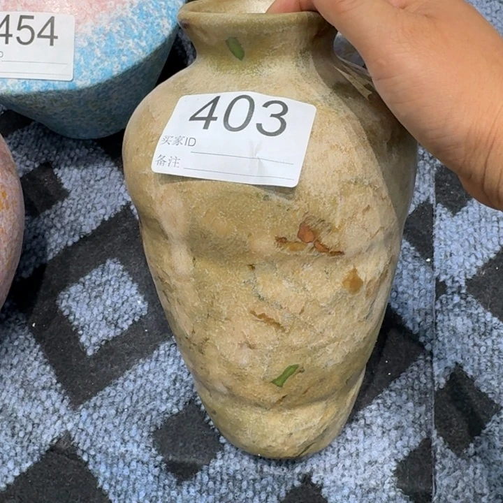 瓷片景德镇高温花器编码403高23口5默认无孔