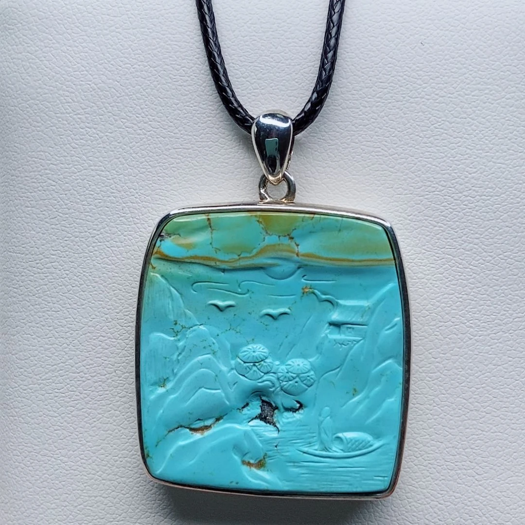 绿松石吊坠未镶嵌