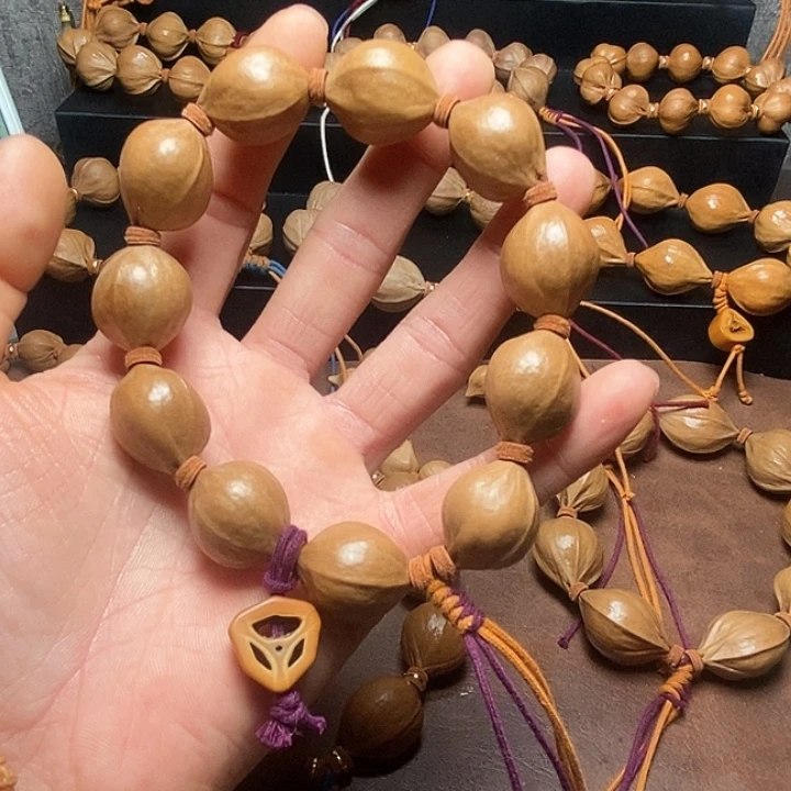 展***翅橄榄核手串/手链铁核18