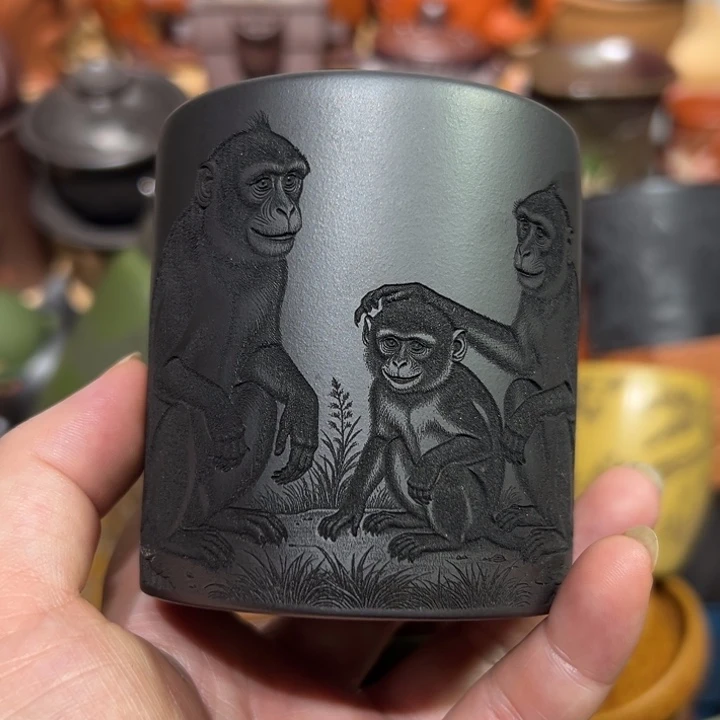 茶杯紫砂宜兴紫砂主人杯