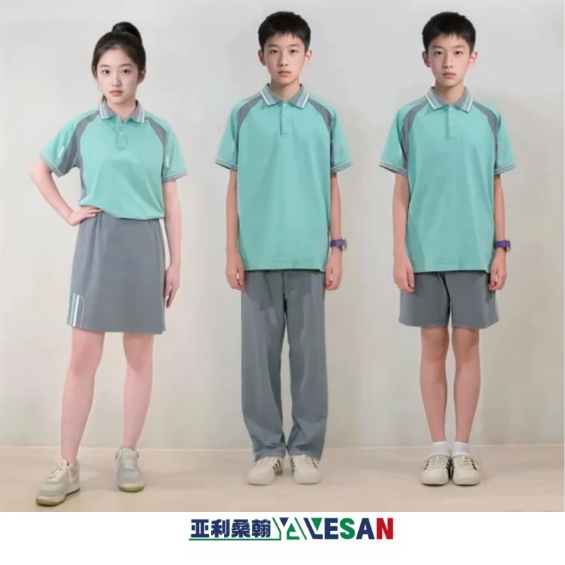 江西赣州校服统一款式校服小学初中高中夏款GZ2508索罗娜凉感面料