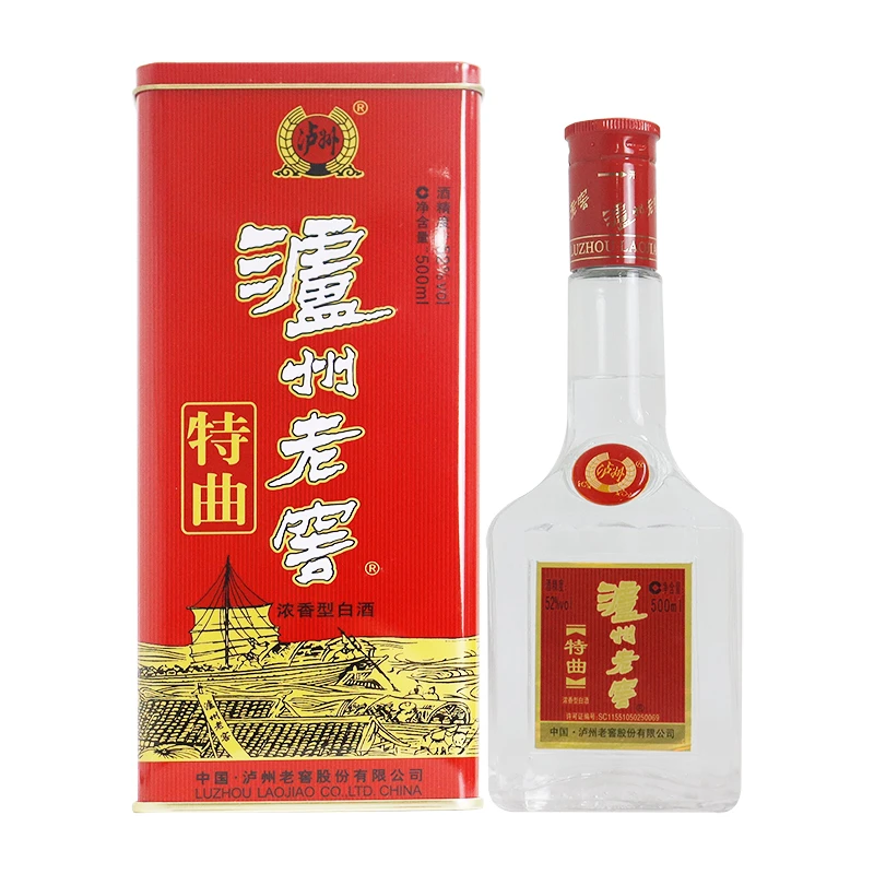 泸州老窖特曲铁盒2018年 浓香型白酒 52度500ml