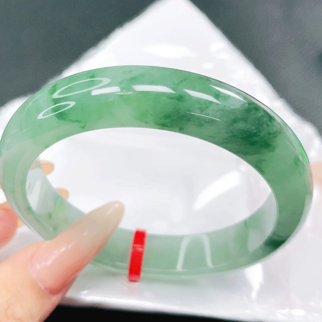 翡翠未镶嵌手镯58